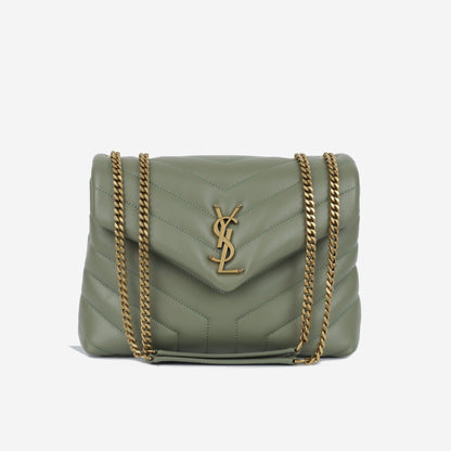 Saint Laurent Small Lou Lou - Sage