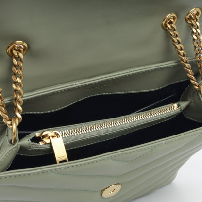 Saint Laurent Small Lou Lou - Sage