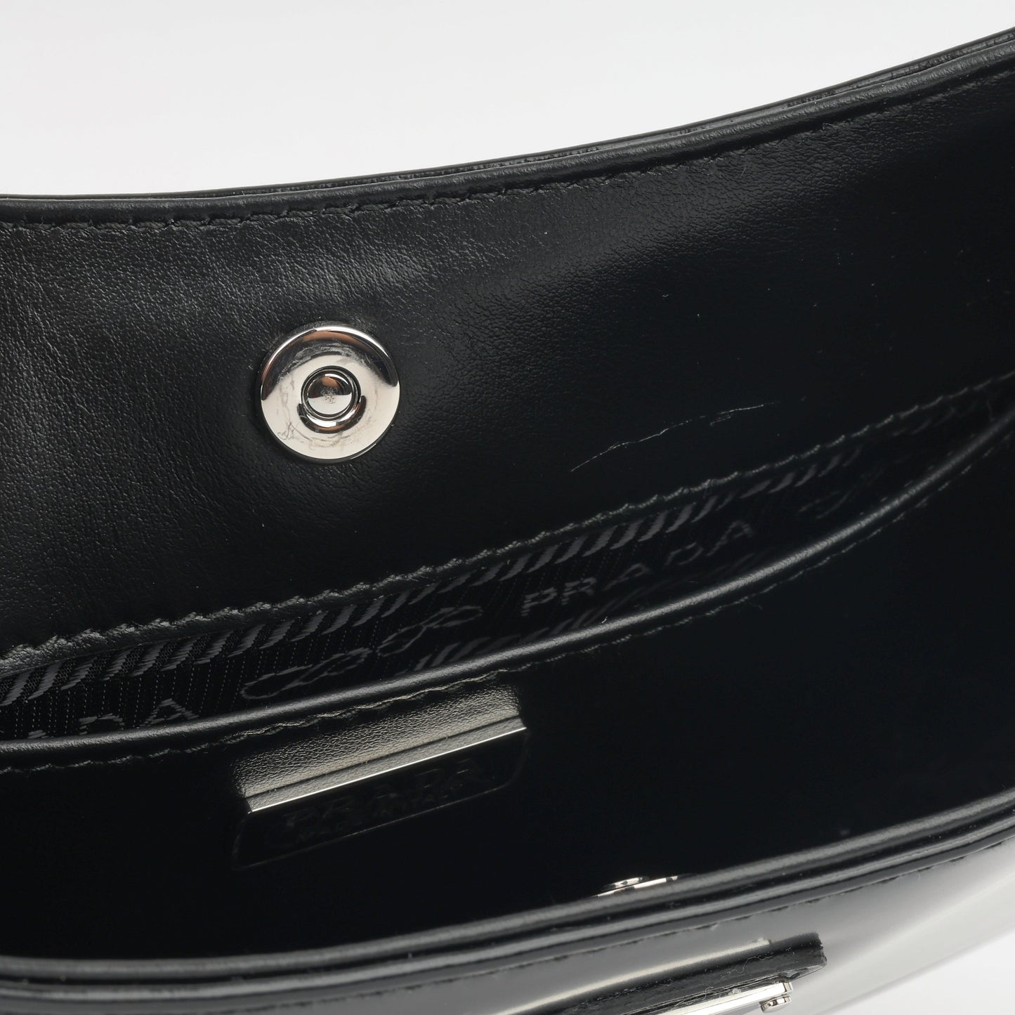 Prada Cleo Brushed Shoulder Bag