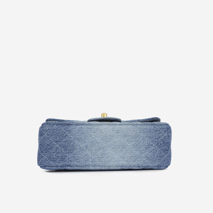 Chanel Mini Rectangular - Blue Ombre Denim
