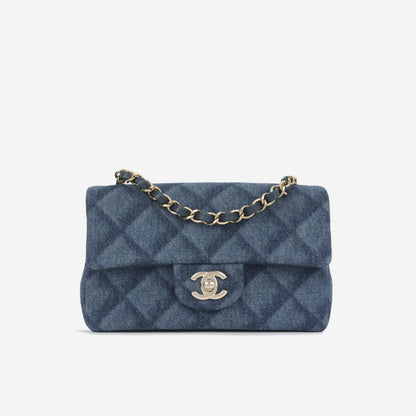 Chanel Mini Rectangular - Dark Denim