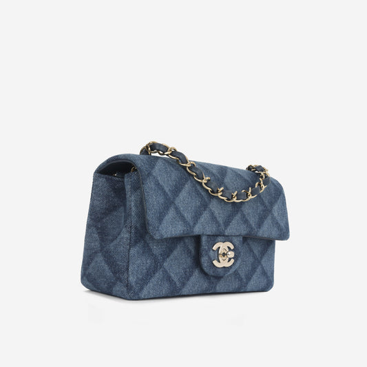 Chanel Mini Rectangular - Dark Denim
