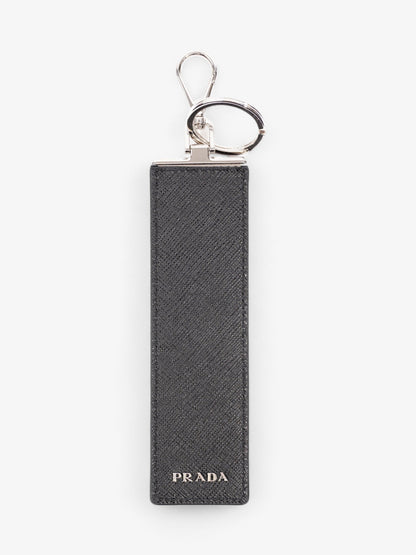 Prada Trick Pelle Key Ring Black / Multicoloured Saffiano Leather