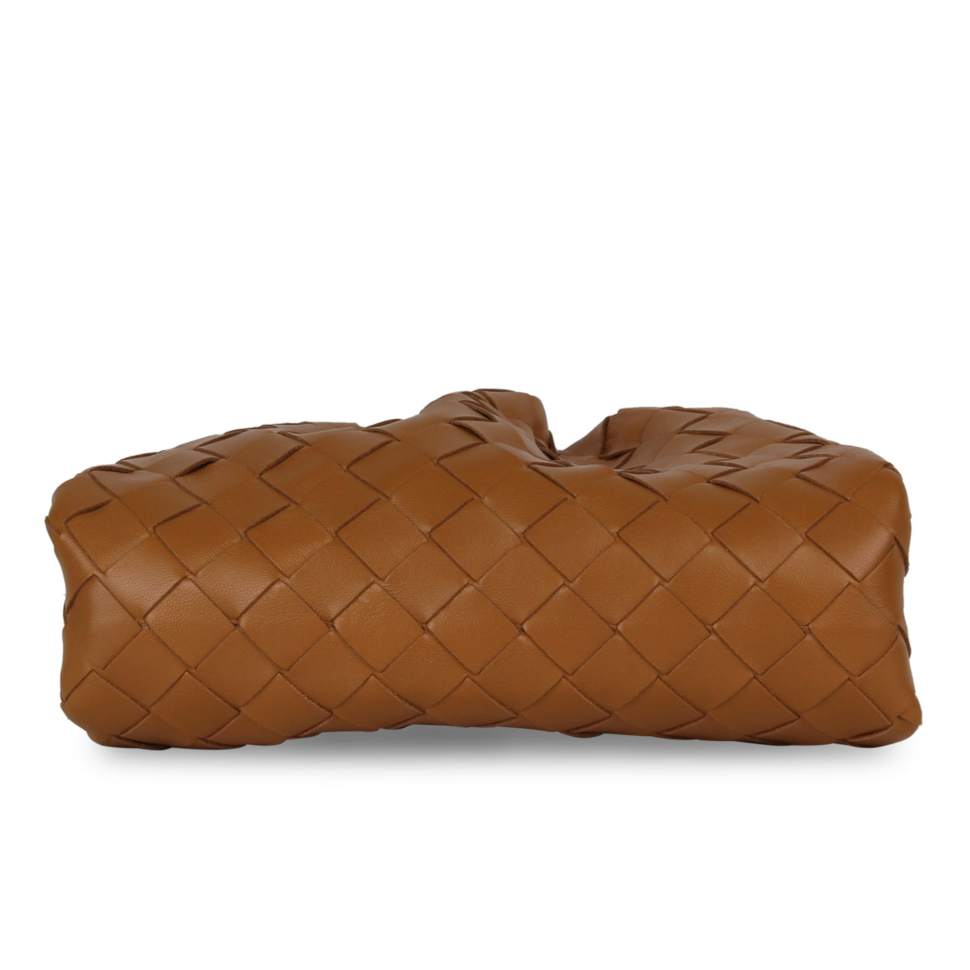 Bottega Veneta Mini Woven Pouch - Caramel