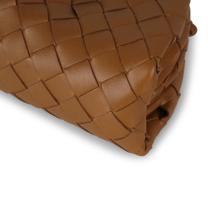 Bottega Veneta Mini Woven Pouch - Caramel
