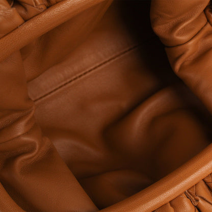 Bottega Veneta Mini Woven Pouch - Caramel