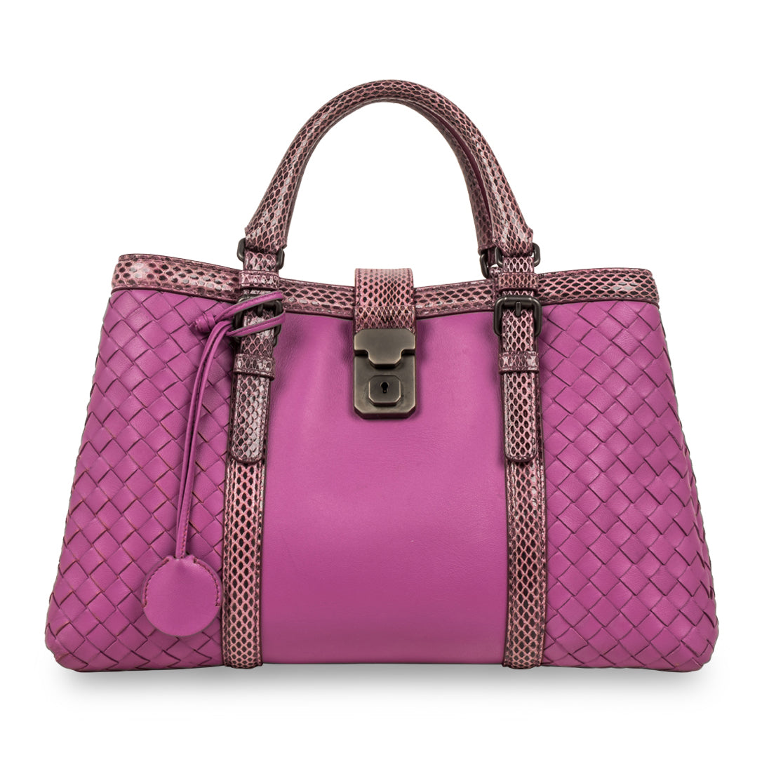 Bottega Veneta Small Roma Bag - Python