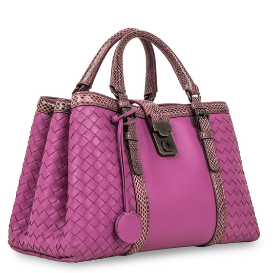 Bottega Veneta Small Roma Bag - Python