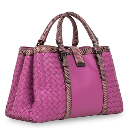 Bottega Veneta Small Roma Bag - Python
