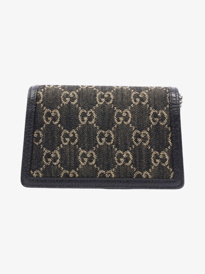 Gucci Dionysus Black / GG Supreme Denim Super Mini