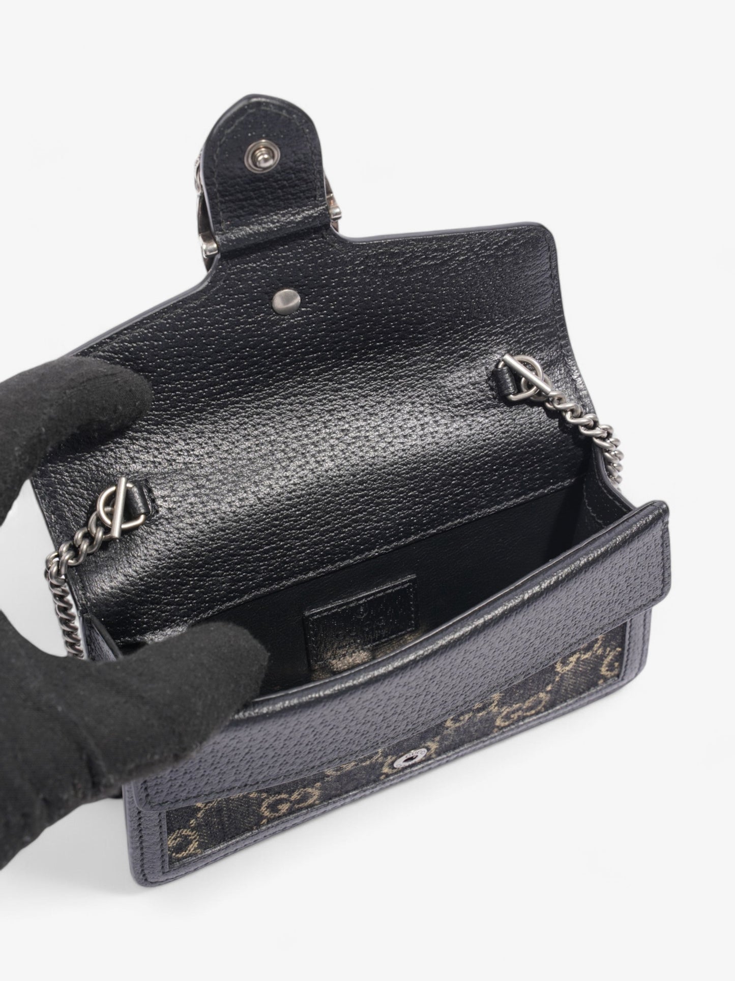 Gucci Dionysus Black / GG Supreme Denim Super Mini