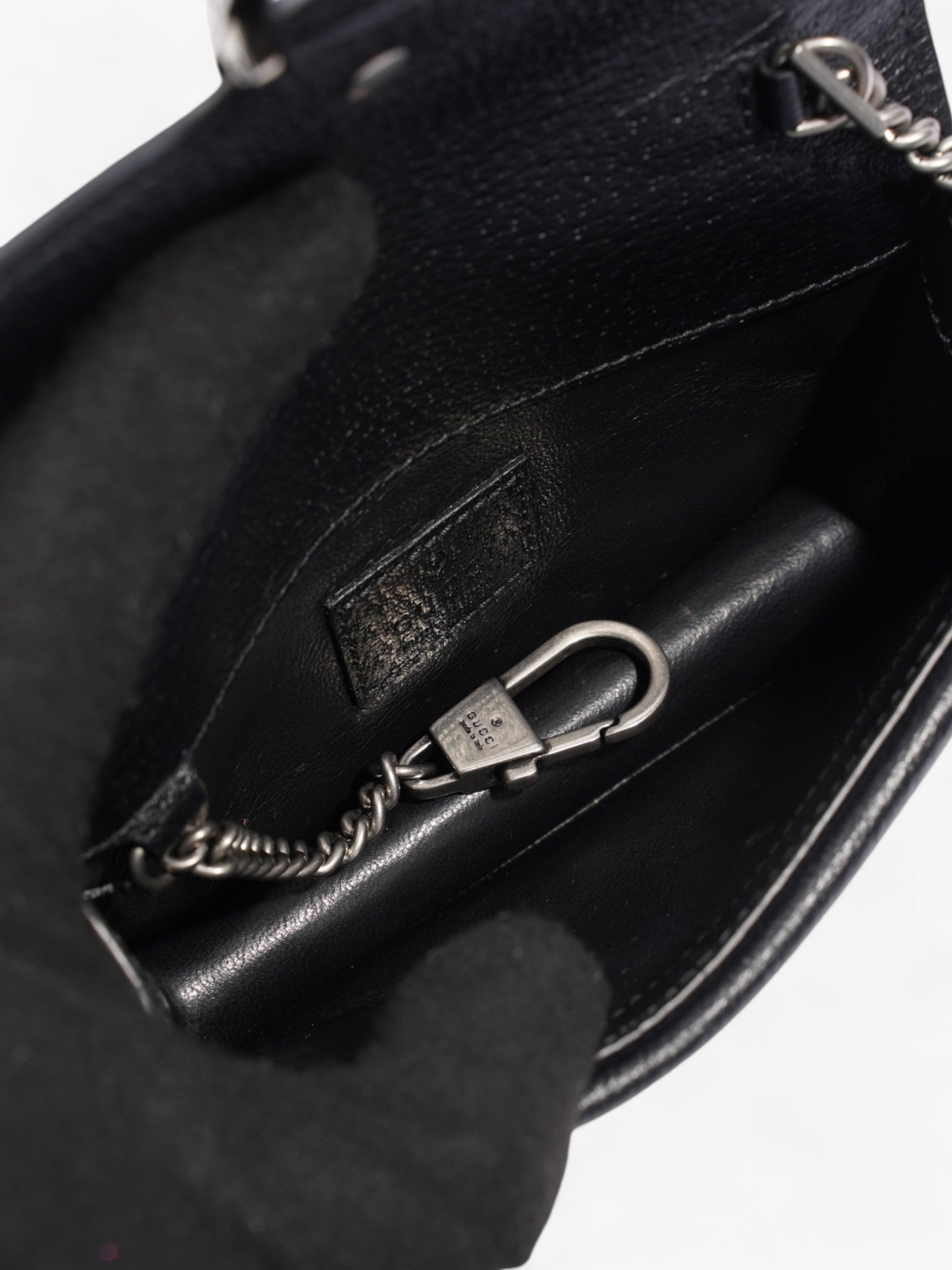 Gucci Dionysus Black / GG Supreme Denim Super Mini