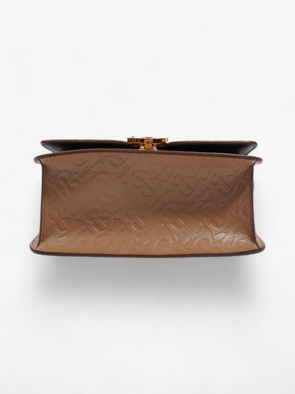 Burberry TB Bag Light Camel Calfskin Leather Small