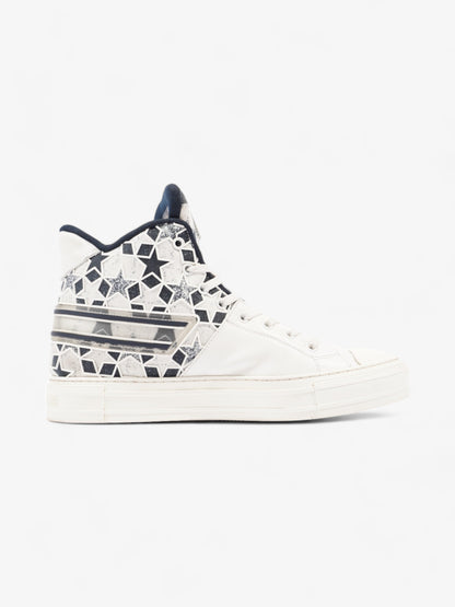 Christian Dior Walk'n'Dior Star Sneakers White / Navy Leather EU 41 UK 7