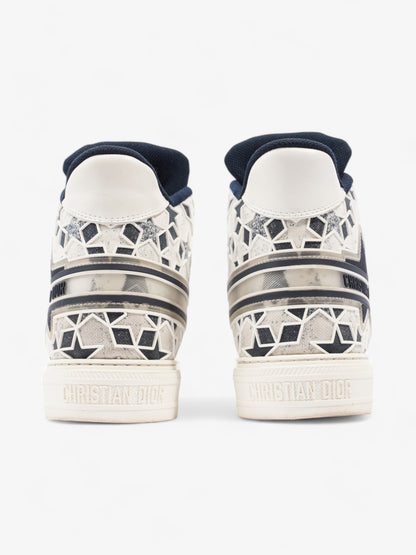 Christian Dior Walk'n'Dior Star Sneakers White / Navy Leather EU 41 UK 7
