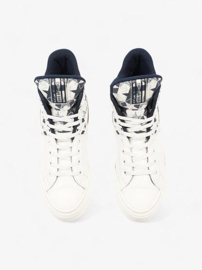 Christian Dior Walk'n'Dior Star Sneakers White / Navy Leather EU 41 UK 7