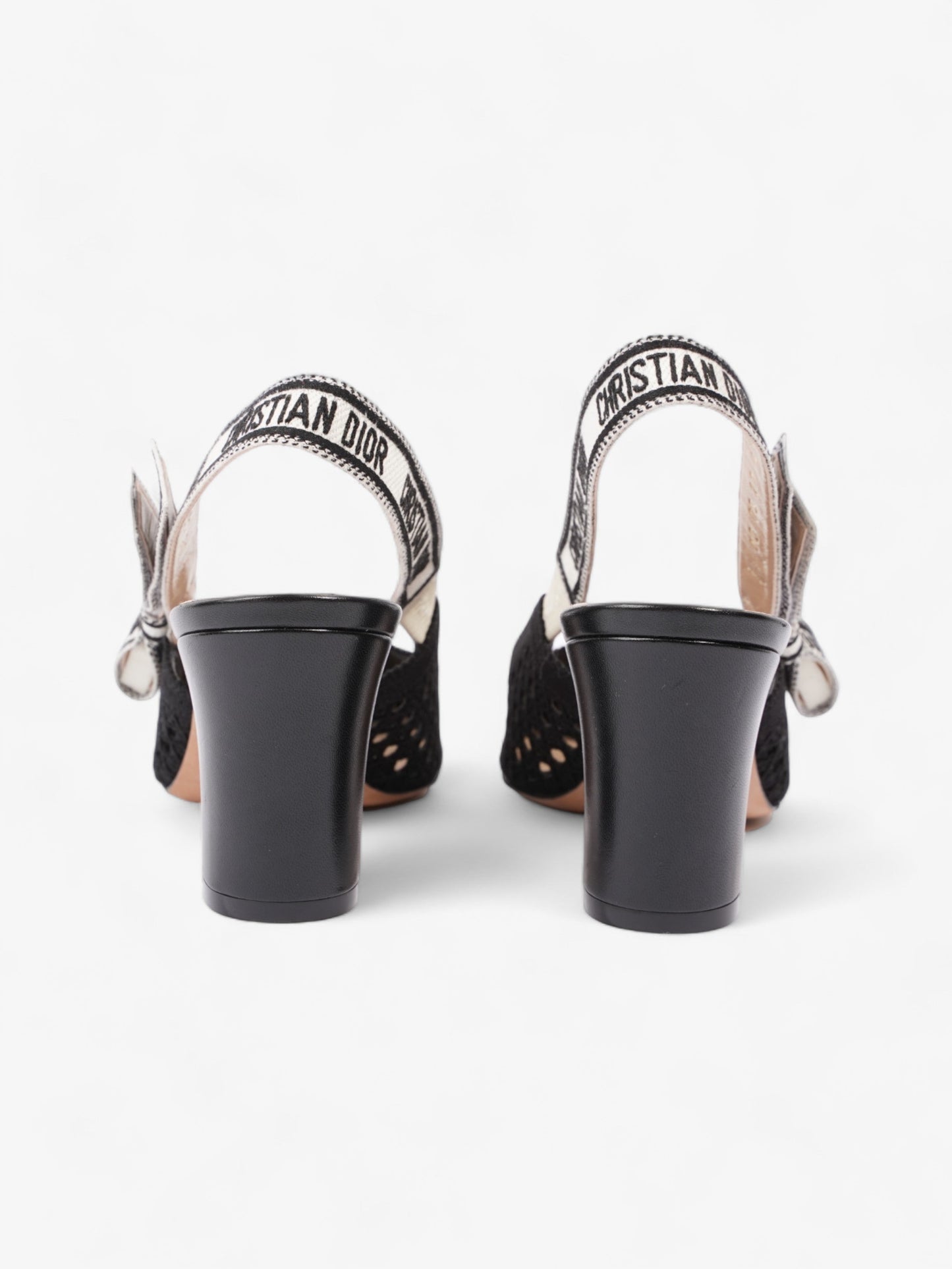 Christian Dior D-Moi Slingback 55mm Black Lace EU 41 UK 8