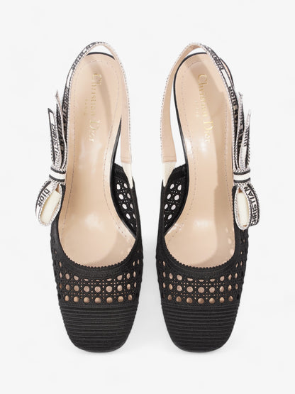 Christian Dior D-Moi Slingback 55mm Black Lace EU 41 UK 8
