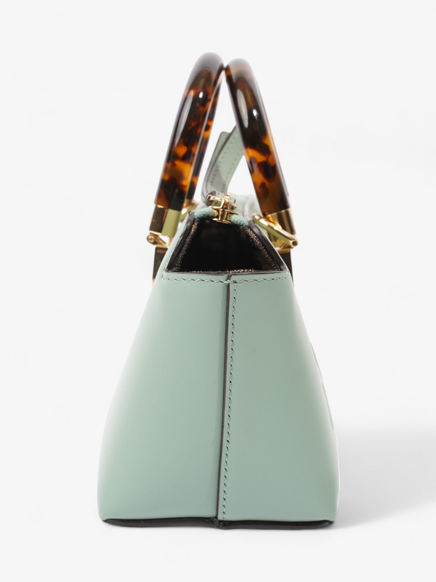 Fendi By The Way Light Green Leather Mini