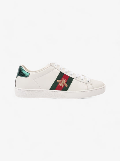 Gucci Ace Sneakers with Bee White / Red / Green Leather EU 35 UK 2