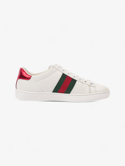 Gucci Ace Sneakers with Bee White / Red / Green Leather EU 35 UK 2