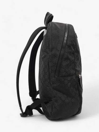 Gucci Double Zip Backpack Black GG Supreme Nylon