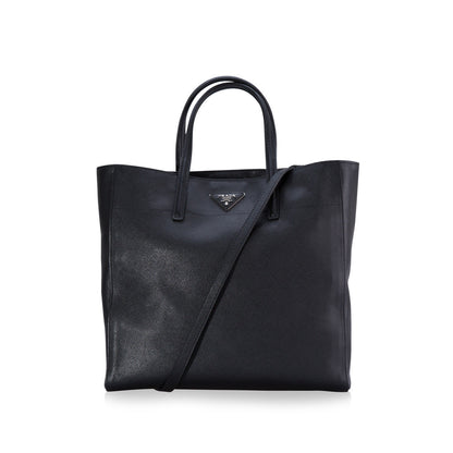 Prada 2 Way Saffiano Vernice Briefcase