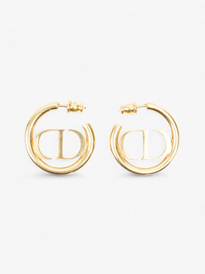 Christian Dior 30 Montaigne Earrings Gold Base Metal