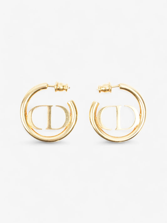 Christian Dior 30 Montaigne Earrings Gold Base Metal