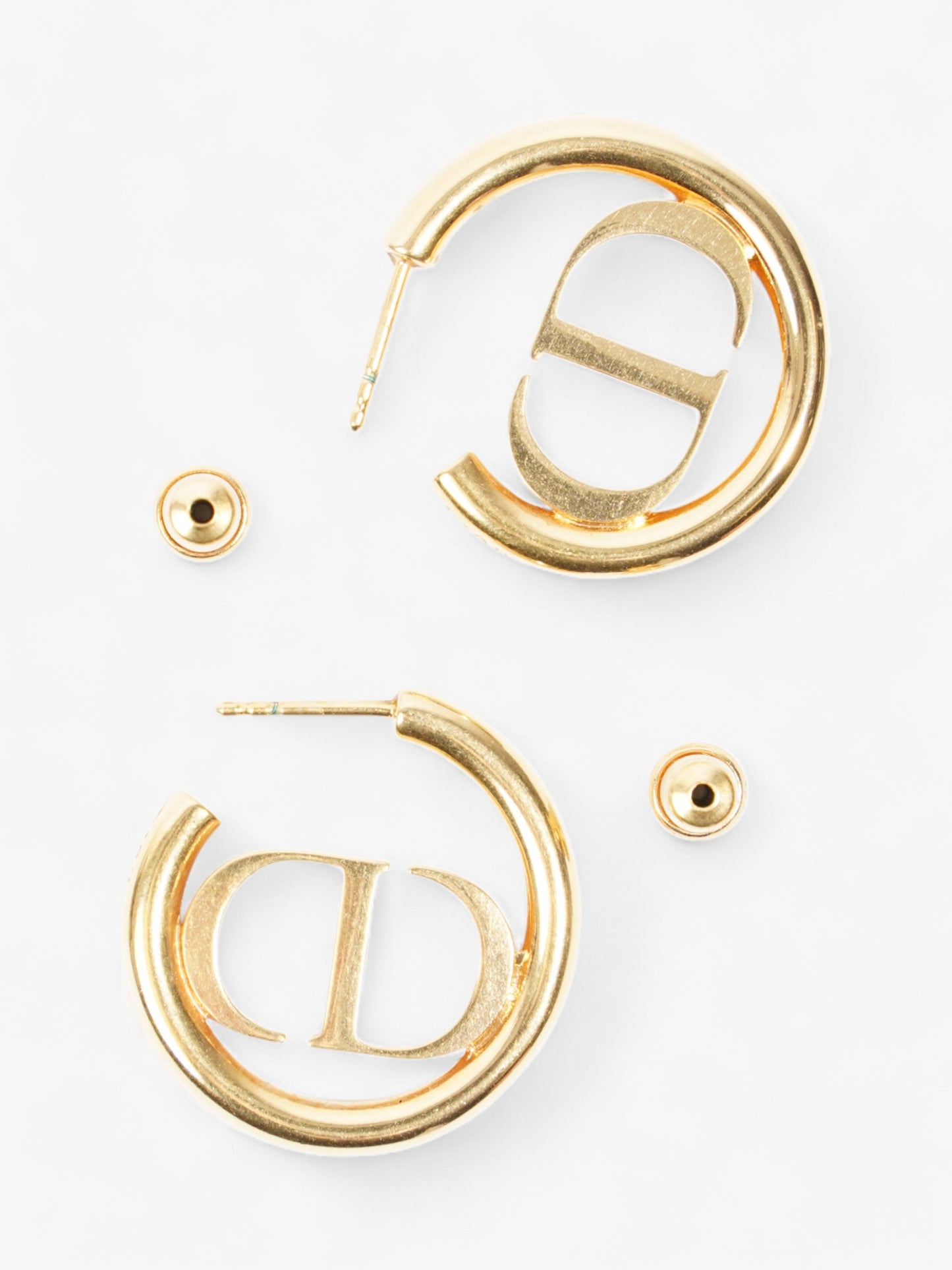 Christian Dior 30 Montaigne Earrings Gold Base Metal
