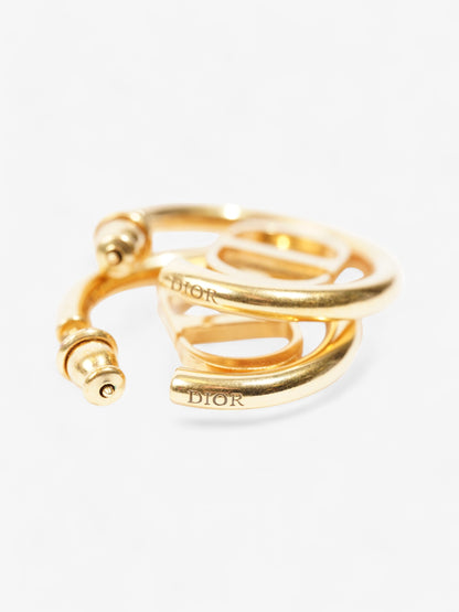 Christian Dior 30 Montaigne Earrings Gold Base Metal