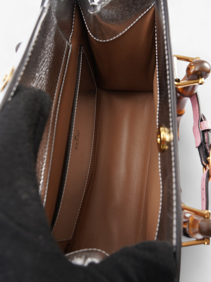 Gucci Diana Metallic Silver Leather Small