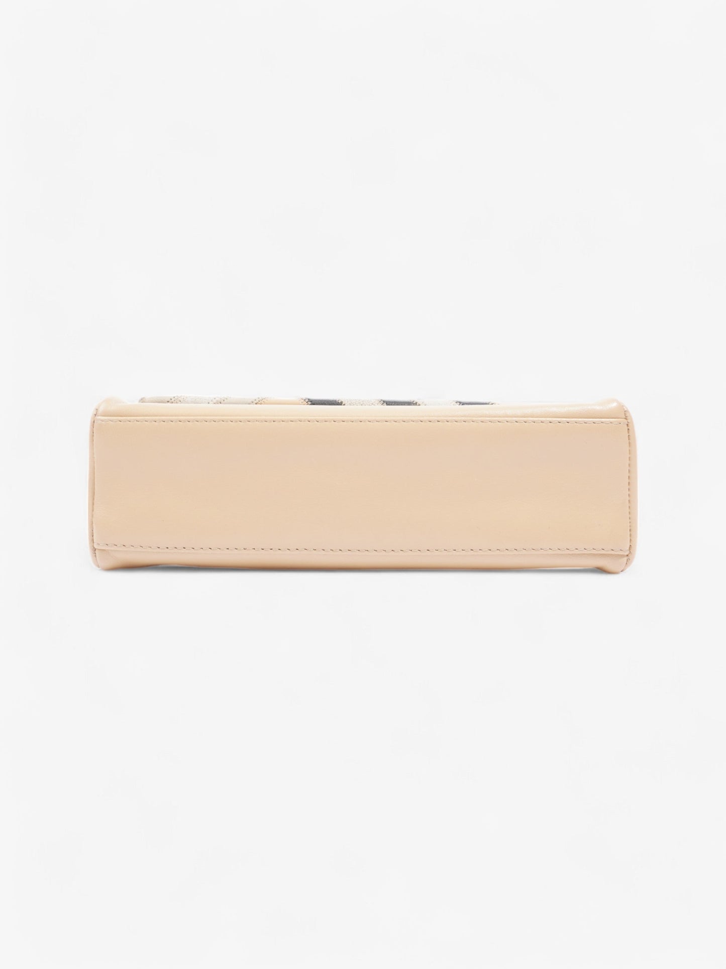 Burberry Shoulder Bag Beige / Red / Black Leather