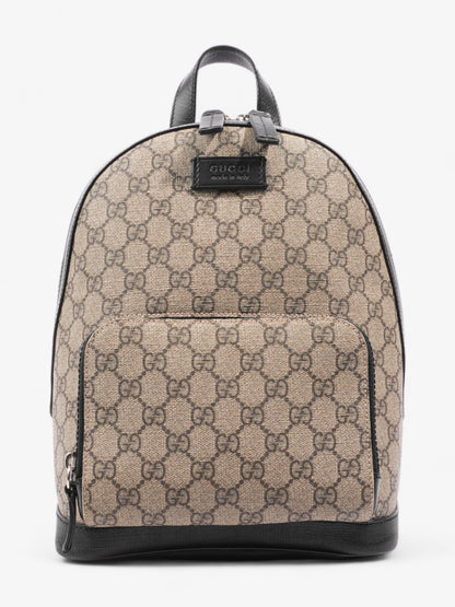 Gucci Eden Day Backpack GG Supreme / Black Coated Canvas Small