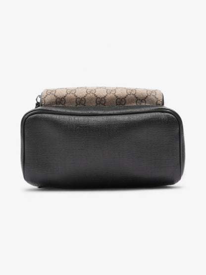 Gucci Eden Day Backpack GG Supreme / Black Coated Canvas Small