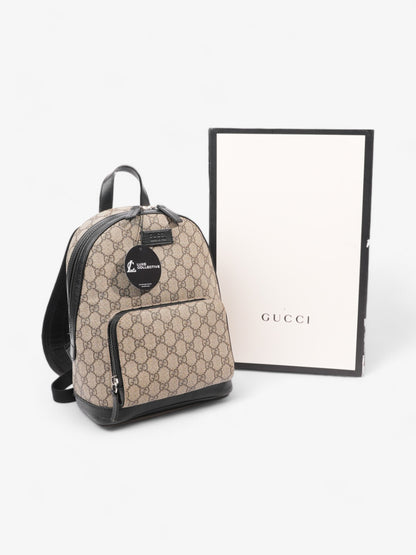 Gucci Eden Day Backpack GG Supreme / Black Coated Canvas Small