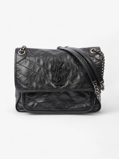 Saint Laurent Niki Black Leather Medium