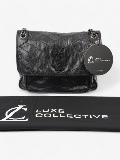 Saint Laurent Niki Black Leather Medium