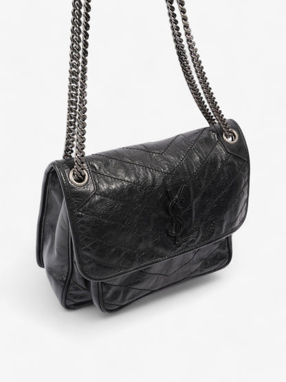 Saint Laurent Niki Black Leather Medium