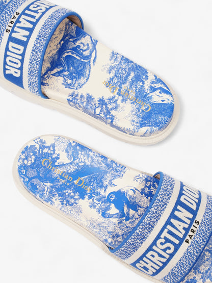 Christian Dior Dway White / Blue Canvas EU 39 UK 6