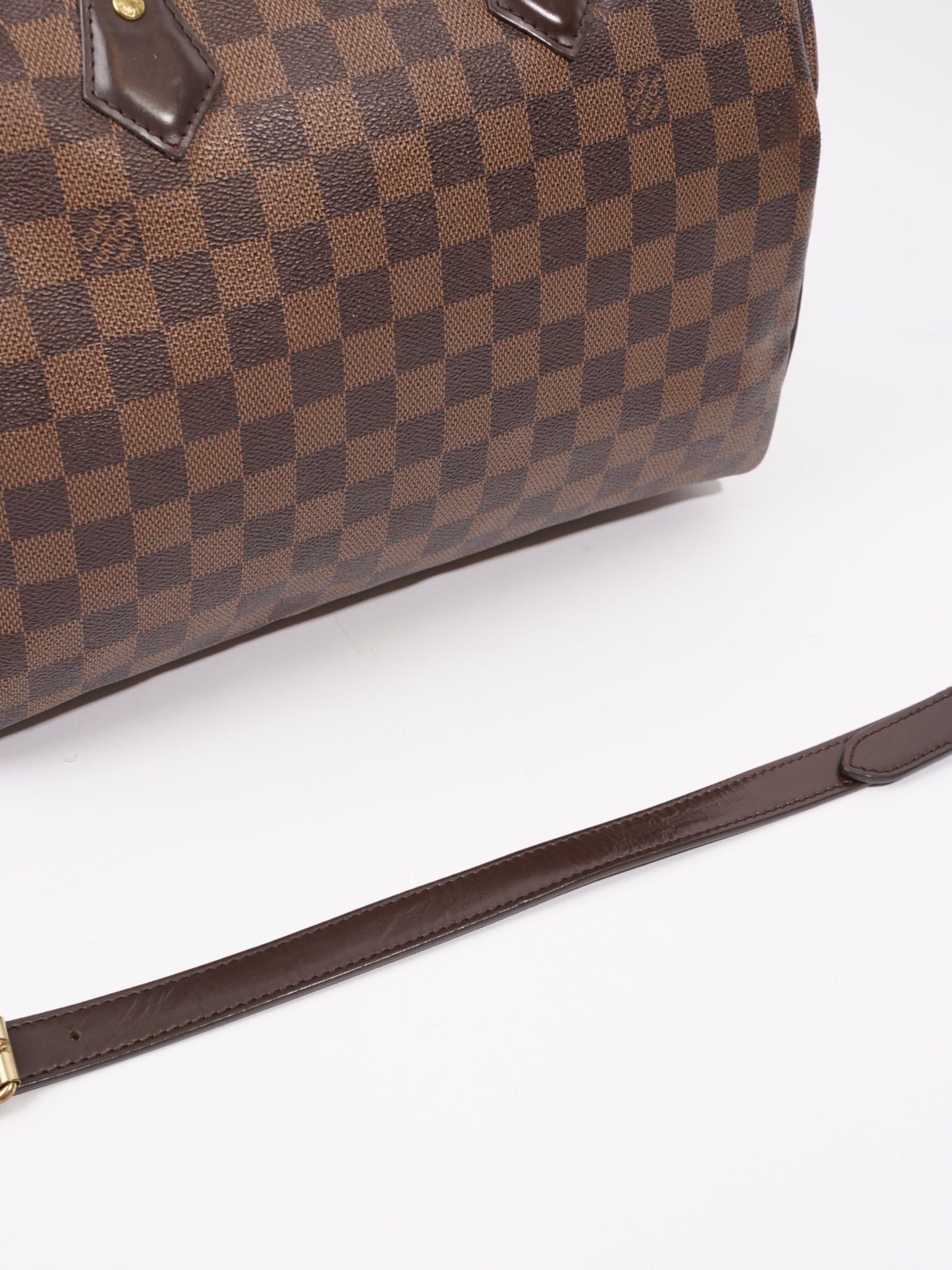 Louis Vuitton Speedy Bandoulière 30 Damier Ebene Coated Canvas