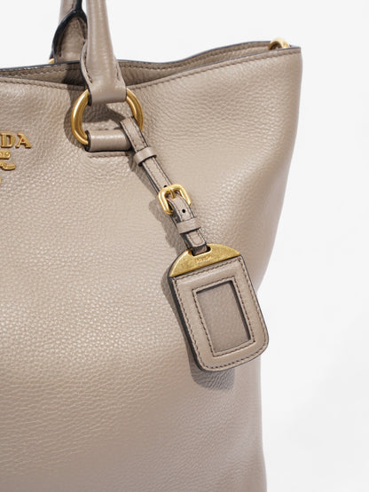 Prada Daino Grey Leather