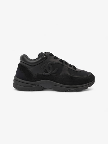 Chanel CC Logo Sneakers Black Suede EU 38 UK 5