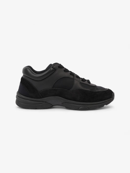 Chanel CC Logo Sneakers Black Suede EU 38 UK 5