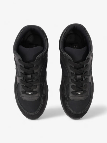 Chanel CC Logo Sneakers Black Suede EU 38 UK 5