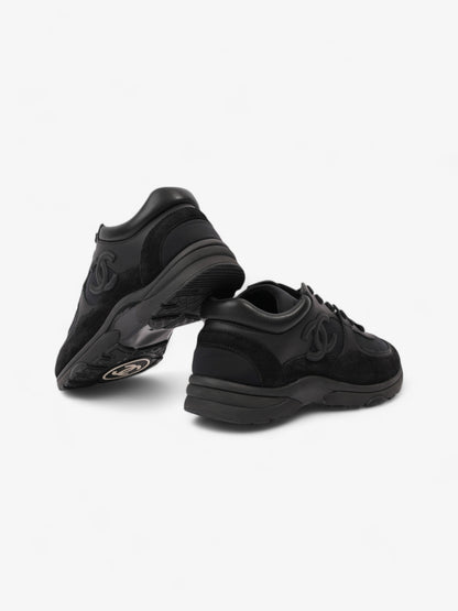 Chanel CC Logo Sneakers Black Suede EU 38 UK 5