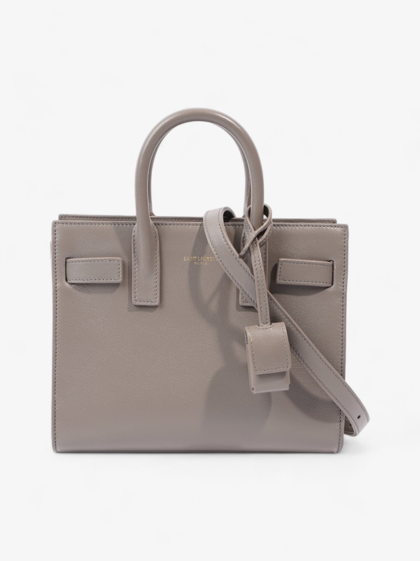 Saint Laurent Nano Sac De Jour Grey Leather