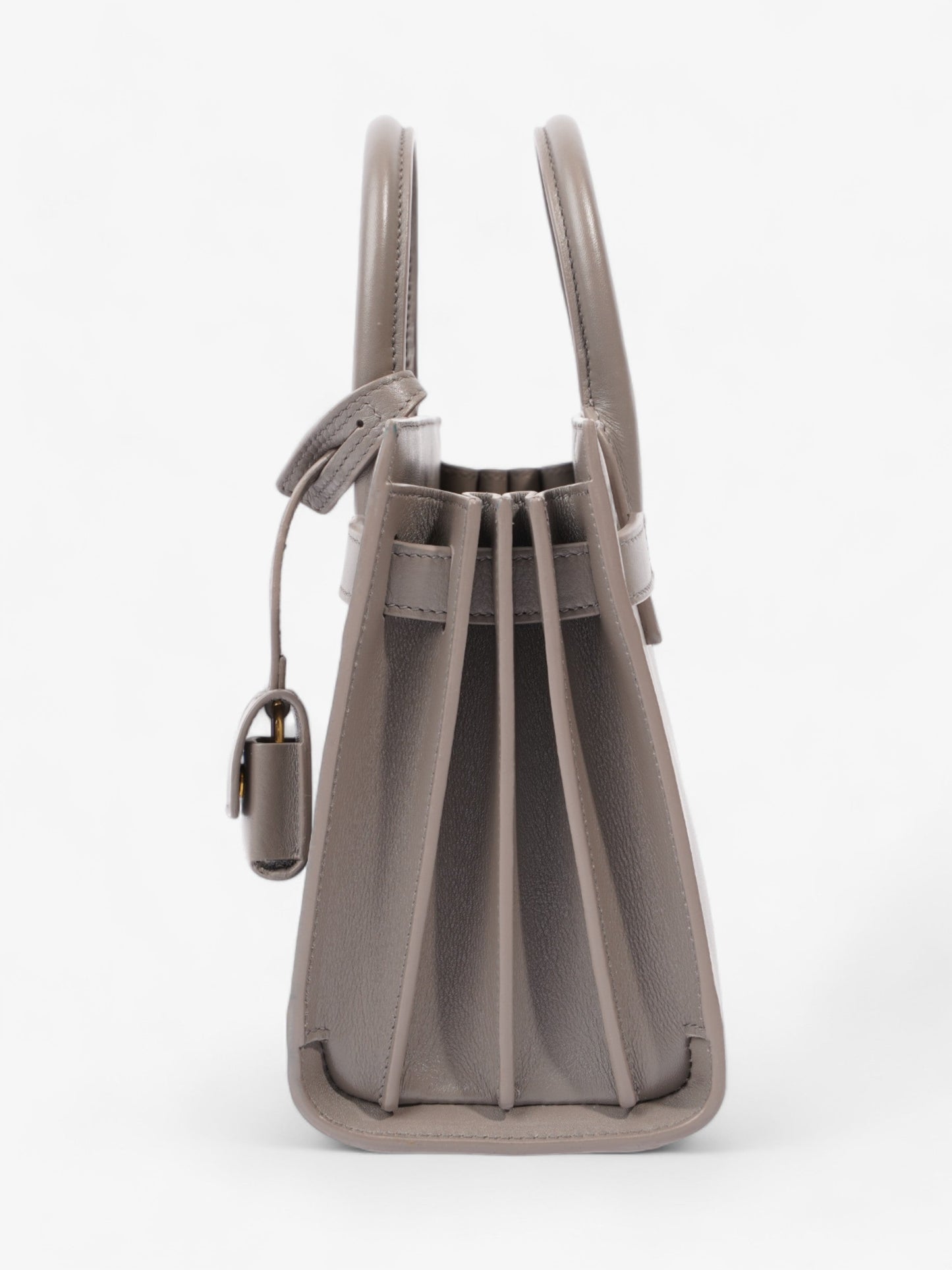 Saint Laurent Nano Sac De Jour Grey Leather