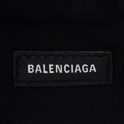 Balenciaga Leather Wave Medium Tote (SHF-15192)