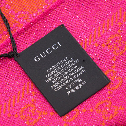 Gucci Shawl Hot Pink/ Orange 48x180cm